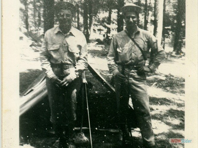 Louisiana Maneuvers 005 - In the first bivouac area