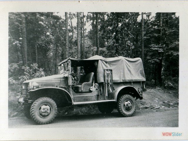 Louisiana Maneuvers 001 - A weapons carrier taken about 10 mi from Winfield LA