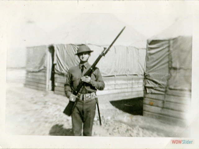 1941 Camp Robinson AK - This is the way I looked the day I went on guard duty