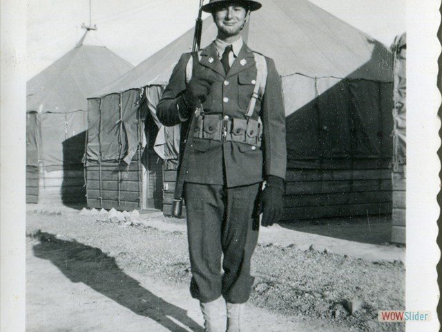 1941-11-10 Camp Robinson AK - What we wore on parade to Memphis