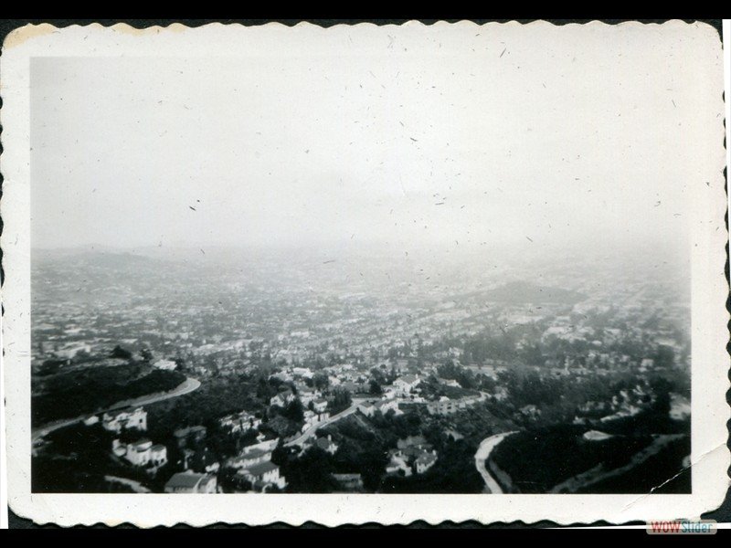1942-10-15 Los Angeles Taken from the Griffith Observatory