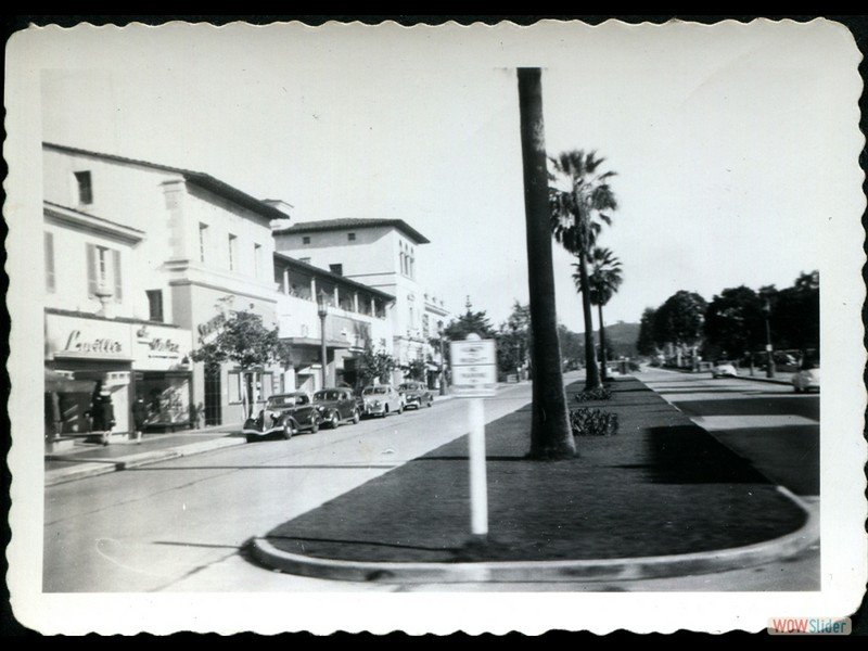 1943-03-06 Beverly Hills, CA Down Santa Monica Blvd