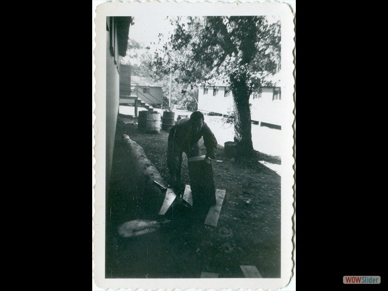 11-02-1942 Ojai CA Cameron, the Majors driver caught working