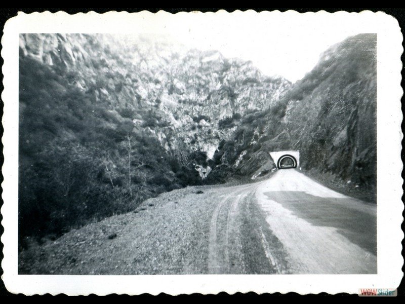 1942-11-08 On the march to Wheeler Springs - There are two tunnels here on the way