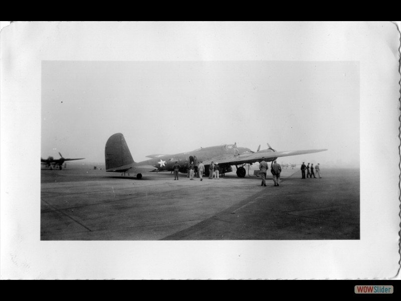 1942 California - B-17 The only fortress of 20 to come back from the Solomon Islands