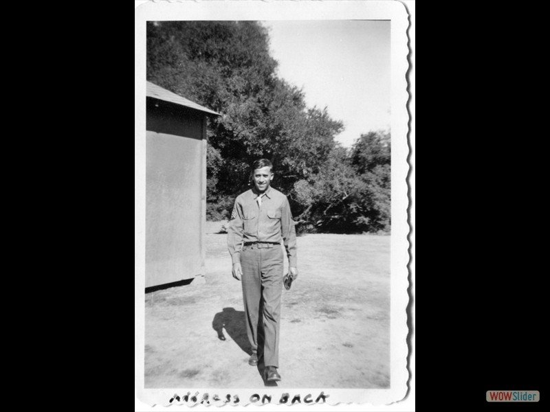 1942 California - Joseph A. Coufal Address - Brainard NE